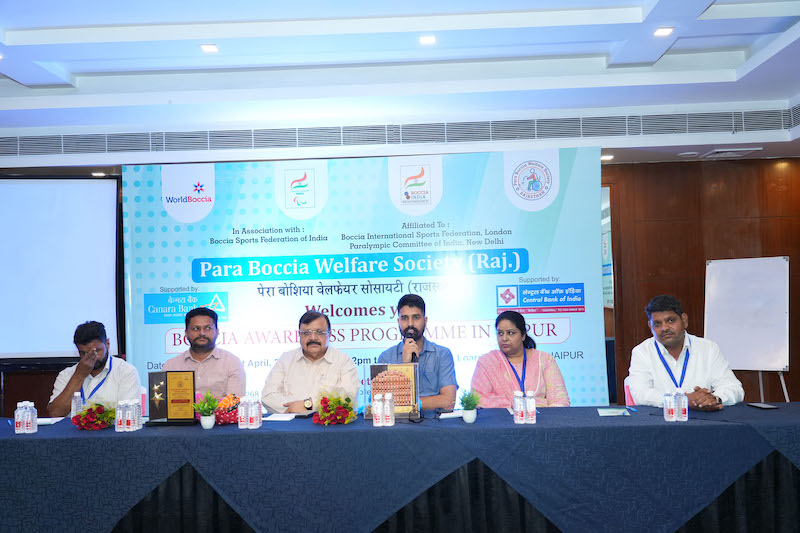 Launching function of Para Boccia Welfare Society (Rajasthan)